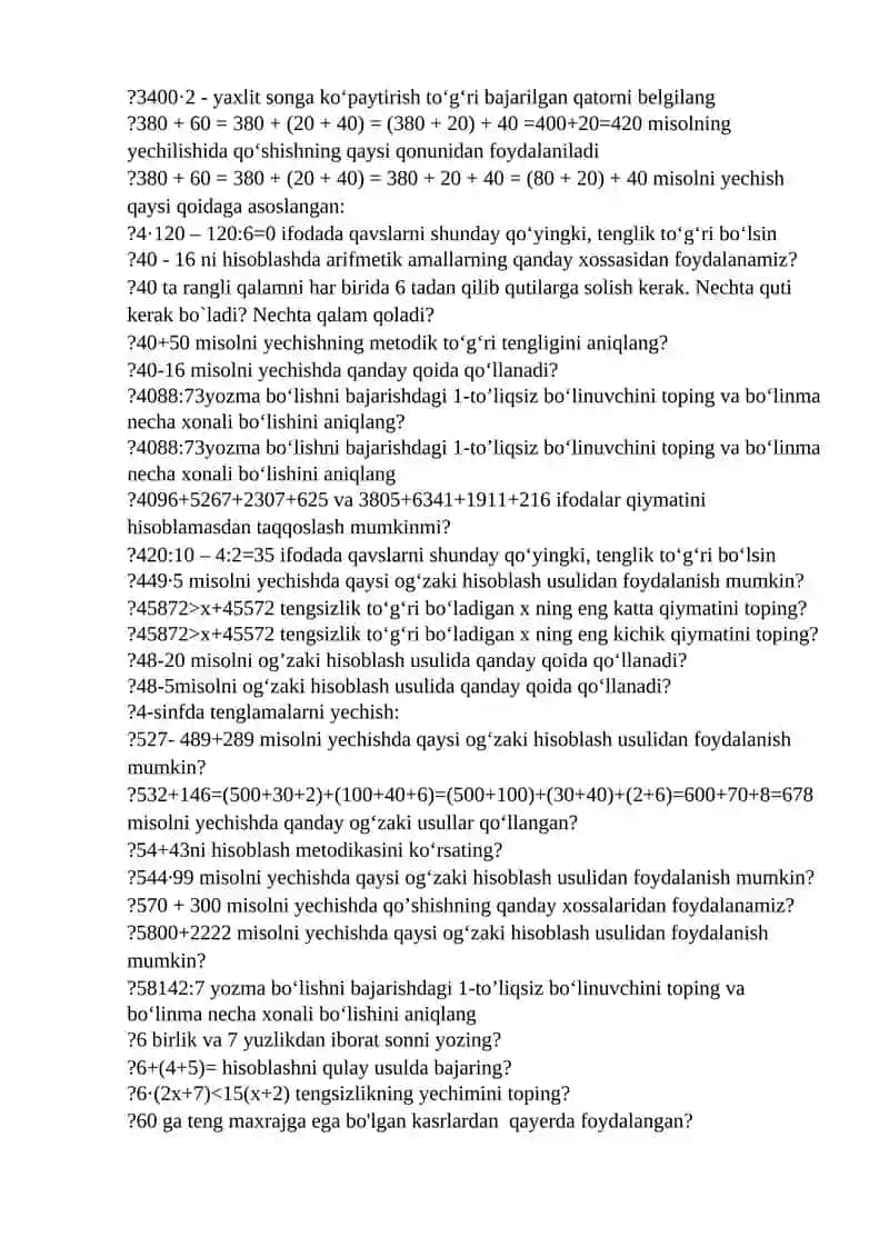 Matematika fanlari ichida shoh, uning sirlaridan boʻlingiz ogoh 2