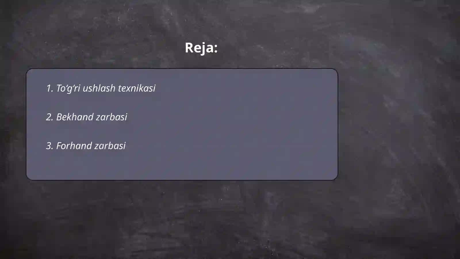 Badminton oʻyin texnikasi tavsifi va boʻlimlari 2