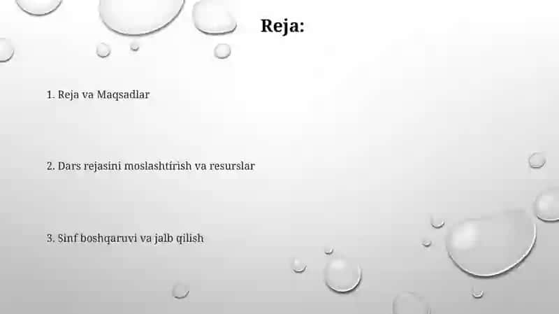 Boshlang'ich sinflarda darsni tashkil qilishga tayyorgarlik 2