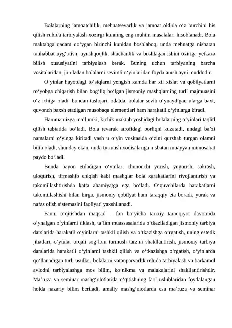 Harakatli o‘yinlar va uni o‘qitish metodikasi 2