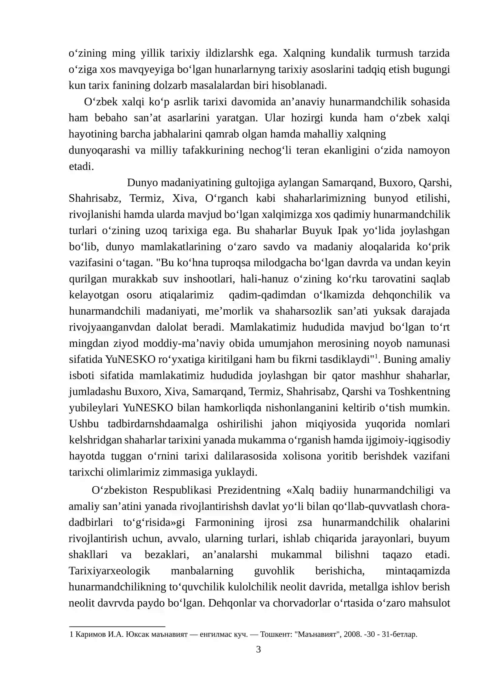 Qashqadaryo vohasi hunarmandchiligi tarix diplom ish BMI 2