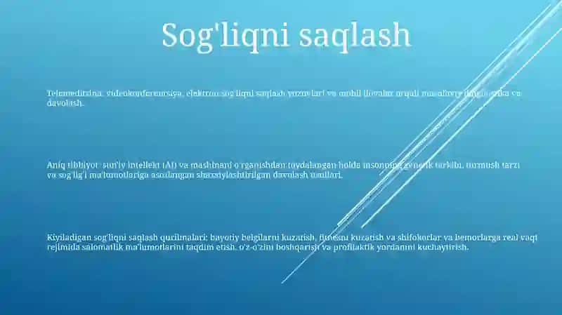 Axborot Texnologiyasining QoʻLlanilish Sohalari 2