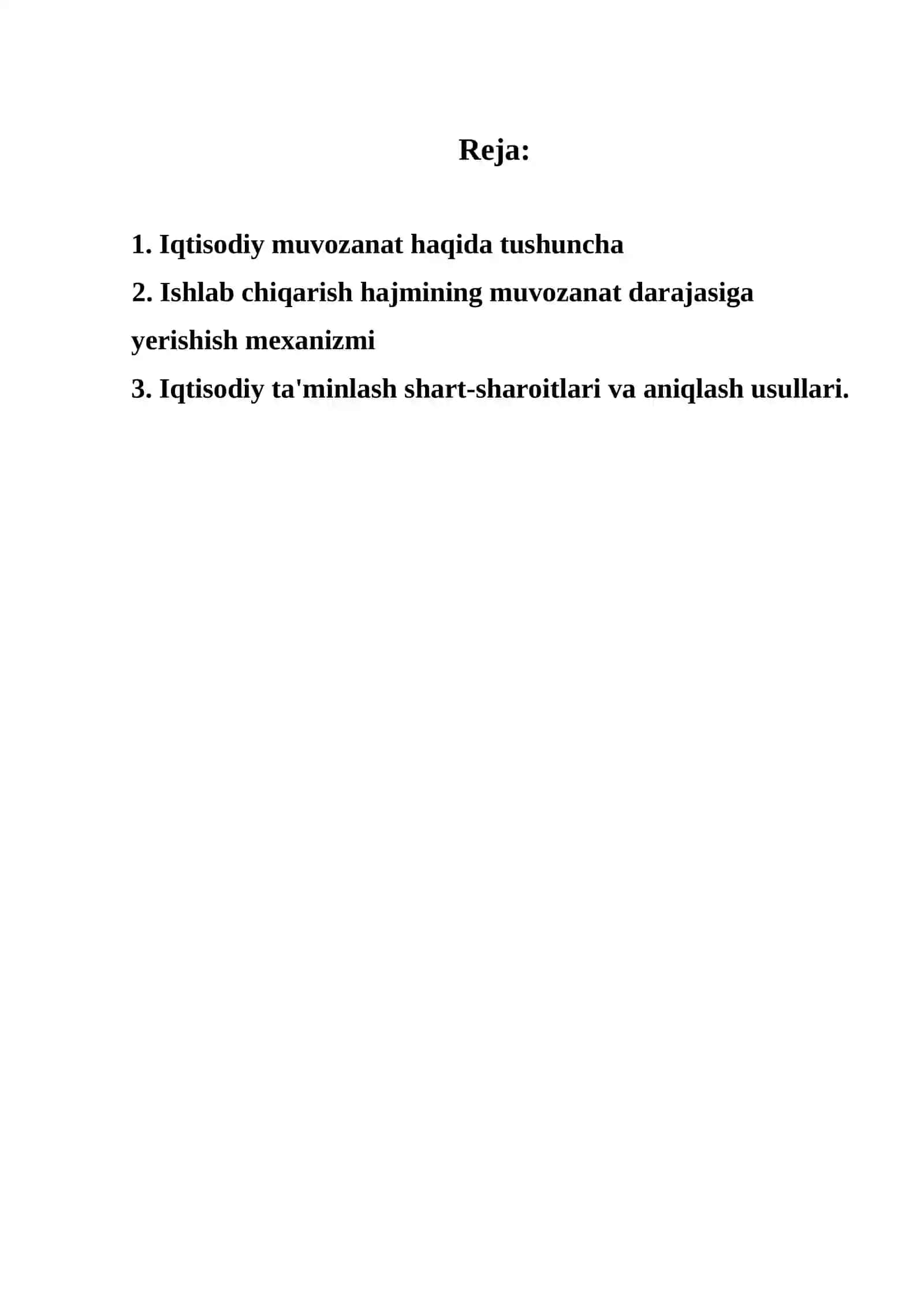 Shorasulov Otaniyozning Iqtisodiyot Nazariyasi 2