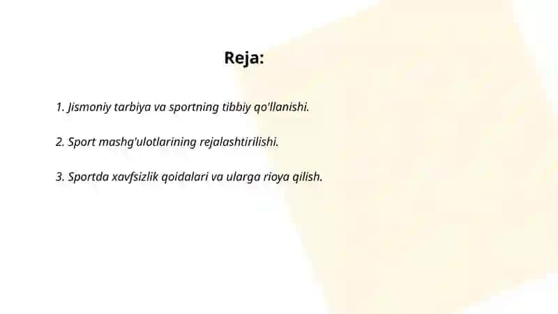 Jismoniy tarbiya va sportning tibbiy qo'llanishi 2