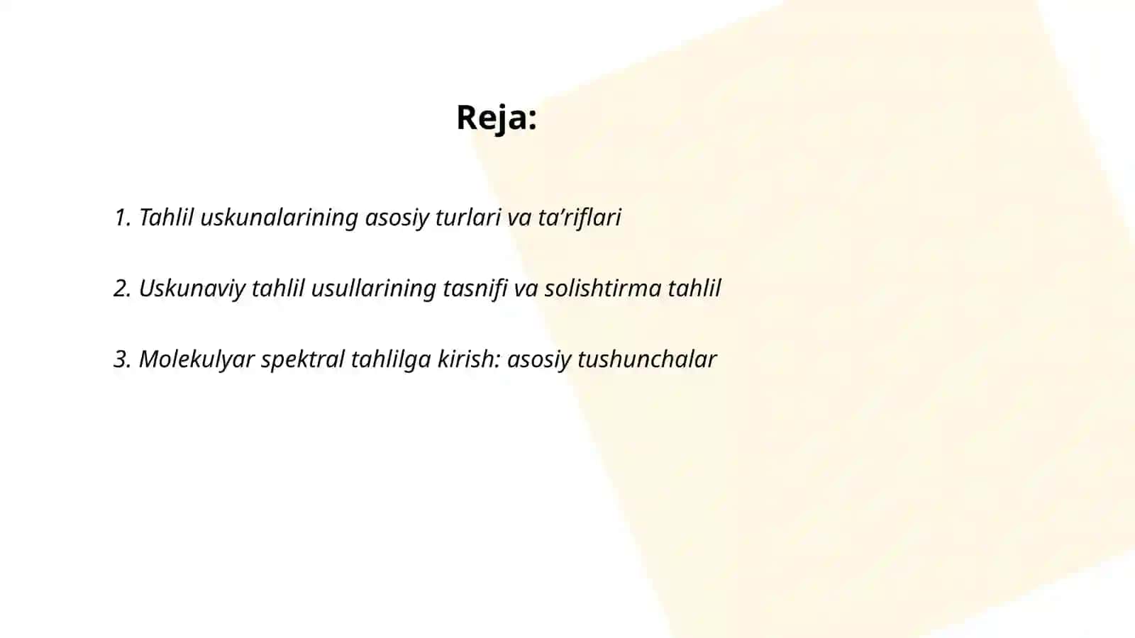 Tahlil Uskunaviy Usullari 2
