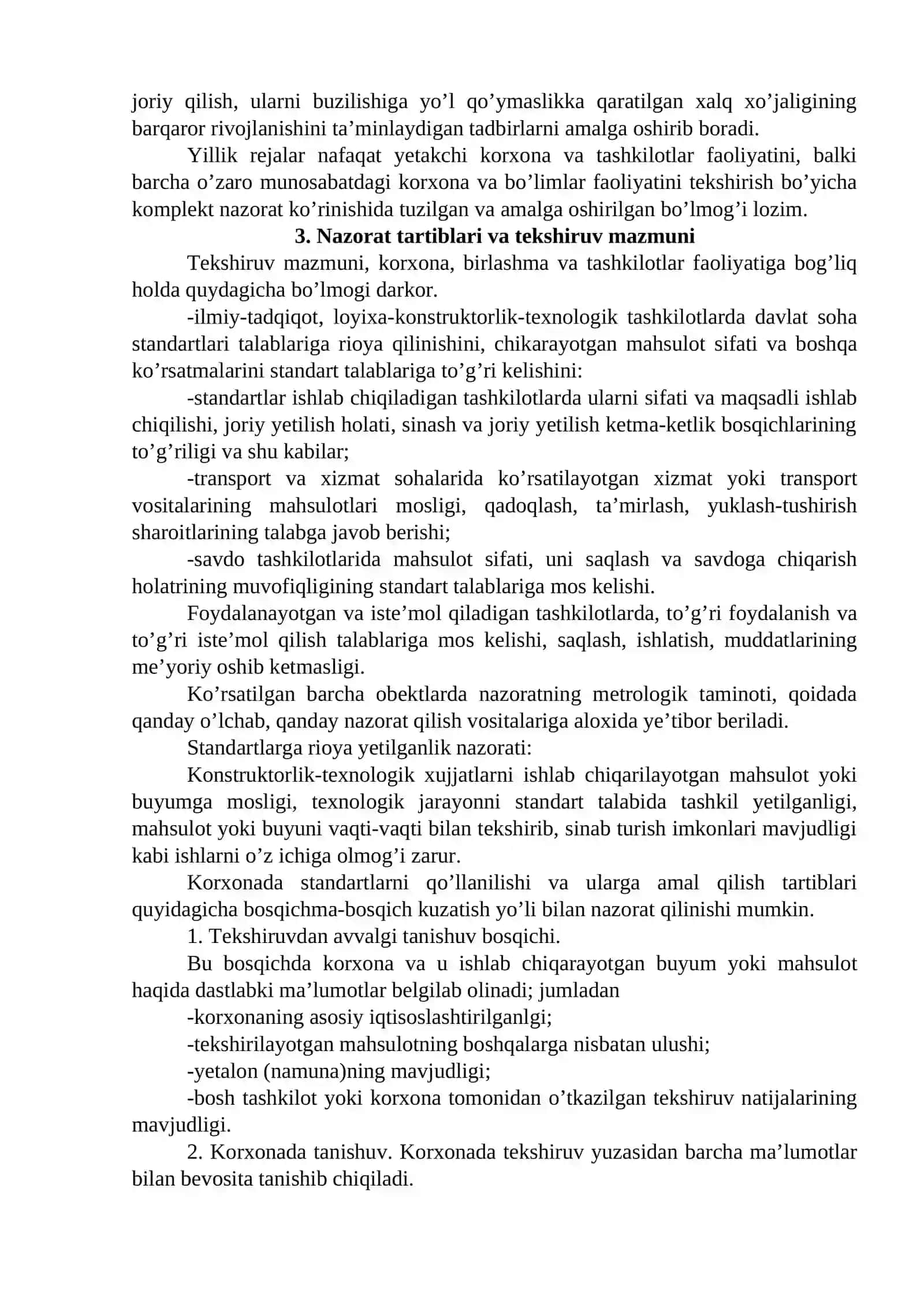 Standartlashtirish obyekti va subyektlari 2
