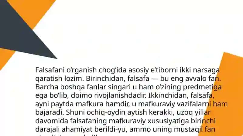 Falsafaning jahon xalqlari o'rtasidagi o'rni va ahamiyati 2
