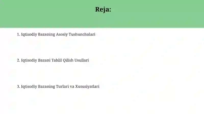 Iqtisodiy Baziz Tushunchalar 2
