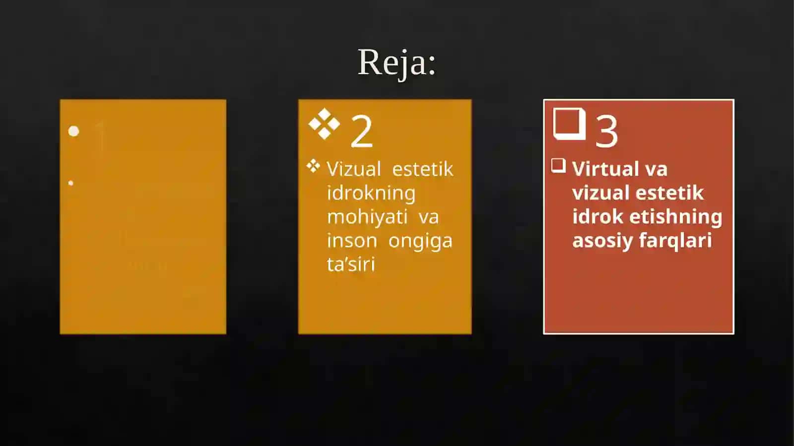 Olamni virtual va vizual estetik idrok etish farqlari 2