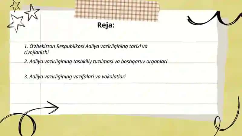 Adliya Vazirligi Tarixi va Rivojlanishi 2