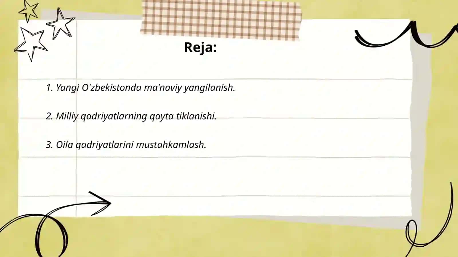 Yangi O'zbekistonda ma'naviy yangilanish 2