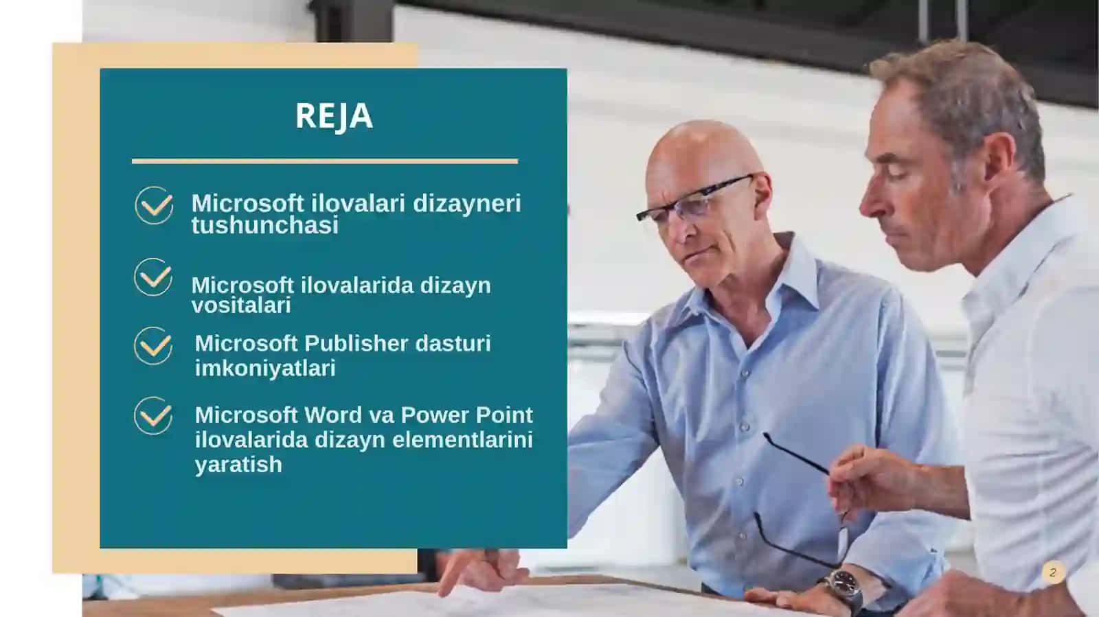 Microsoft Publisher dasturi imkoniyatlari 2