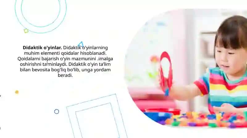 METODYOKI DIDAKTIK O'YIN JIHOZLARI 2