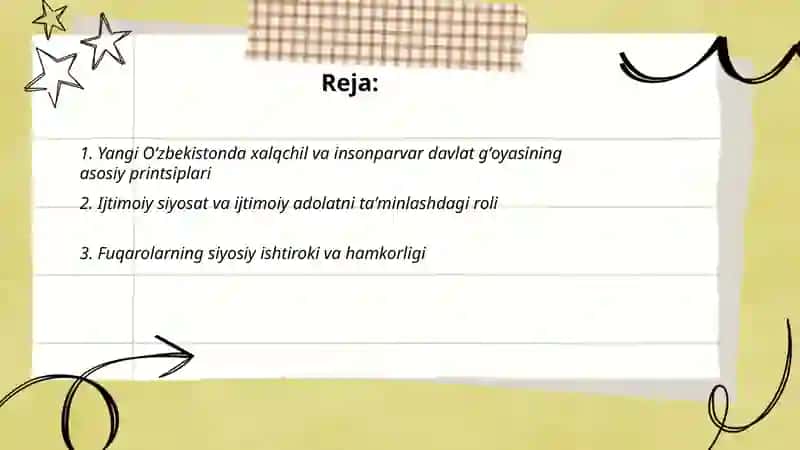 Yangi Oʻzbekistonda xalqchil va insonparvar davlat qurilishining ijtimoiy siyosiy ahamiyati 2