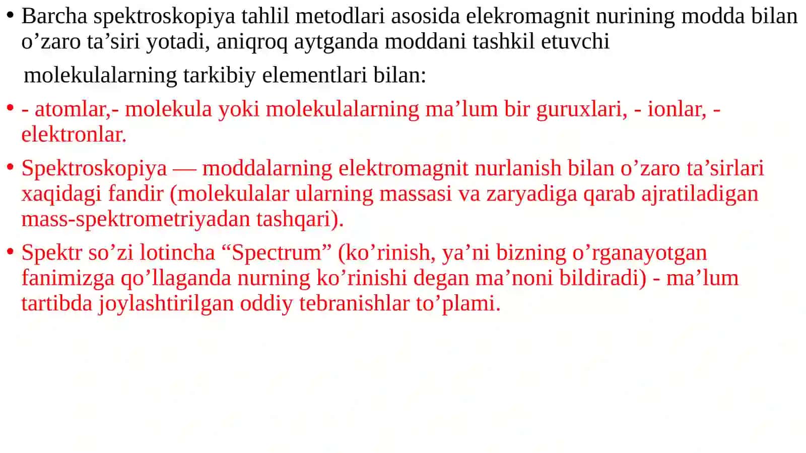 TAHLILNING SPEKTROSKOPIYA USULLARI 2