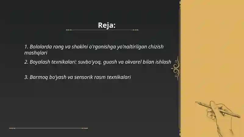 Maktabgacha yoshdagi bolalarni har tomonlama rivojlantirish tasviriy faoliyat turlari 2