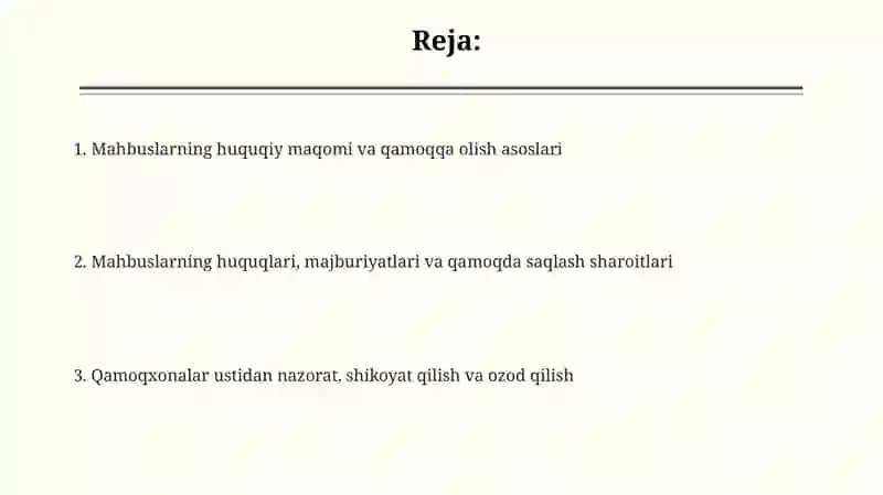 Umrbod ozodlikdan mahrum qiliingan mahkumlarning huquqiy holati 2