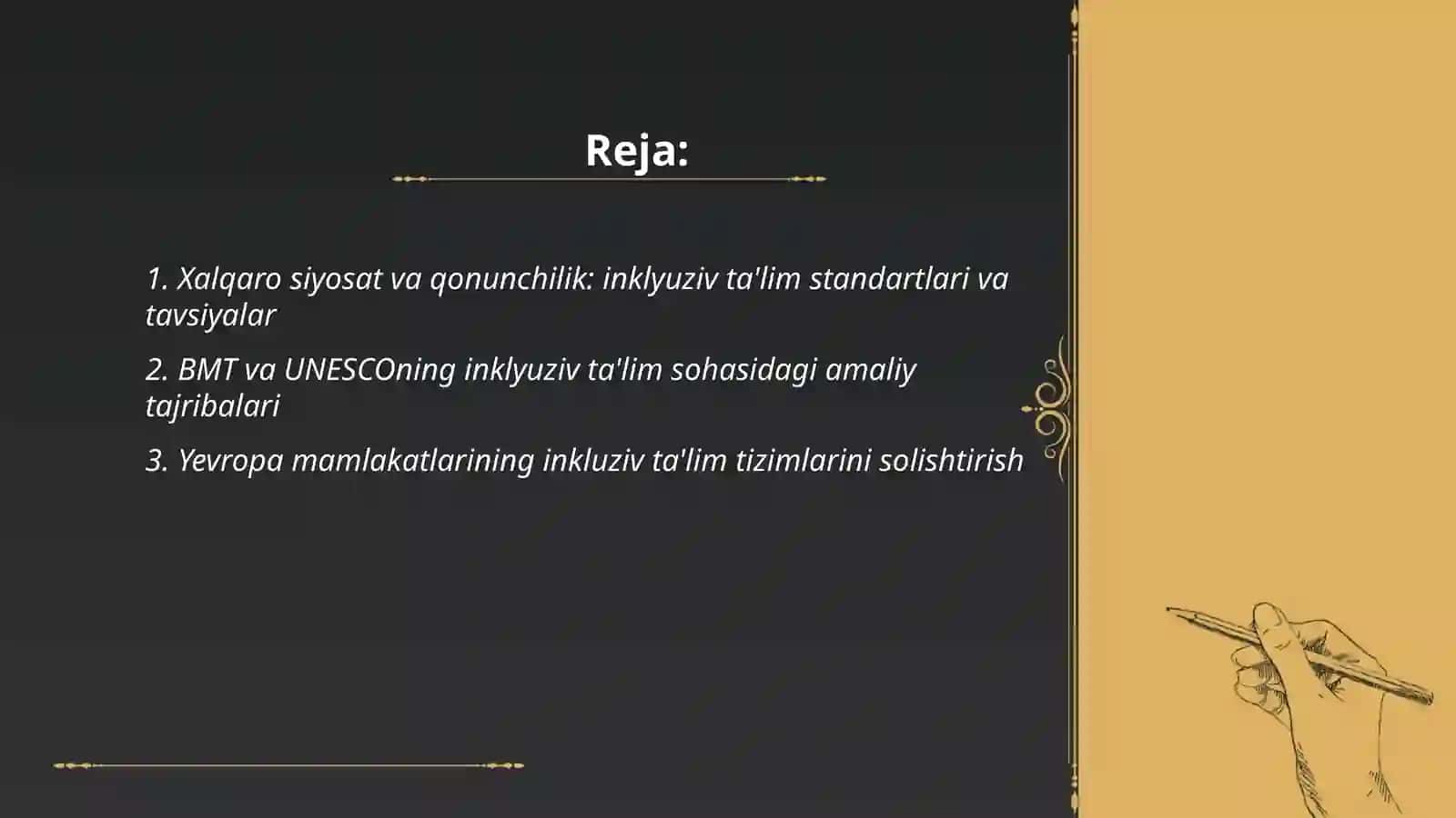 Inklyuziv ta'limni rivojlanishidagi xalqaro tajriba 2