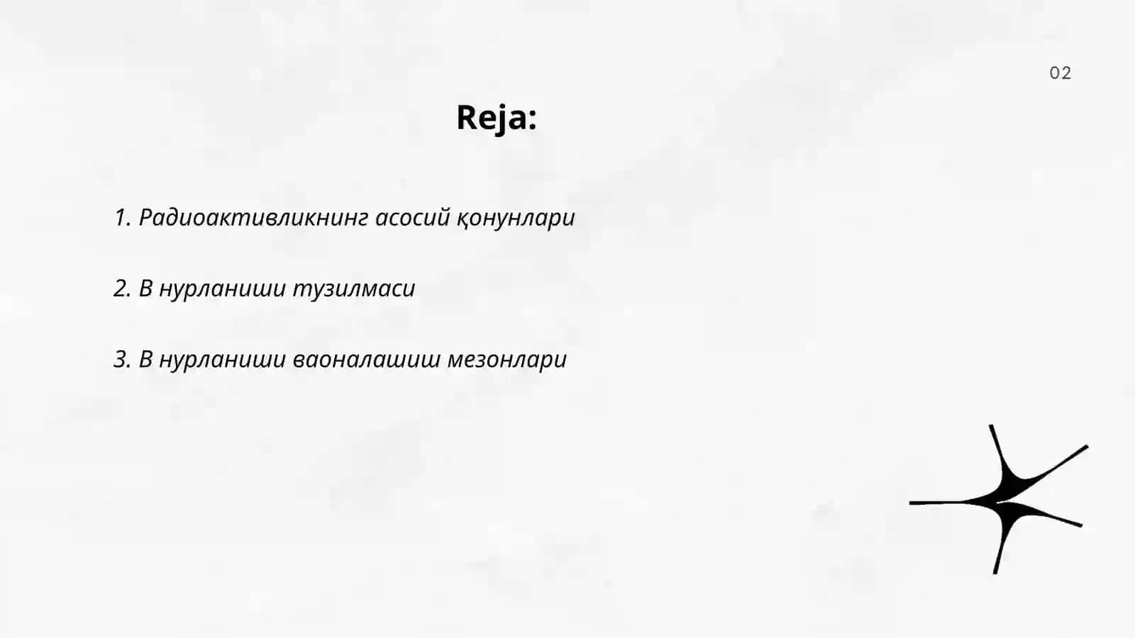 Радиоактивликнинг асосий қонунлари 2