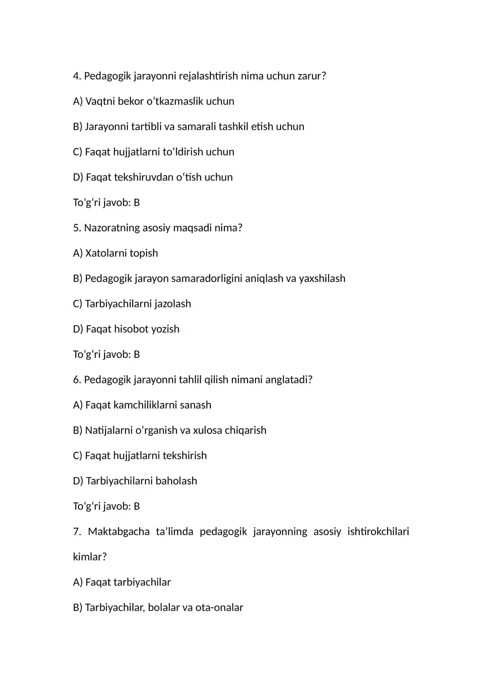 Maktabgacha taʼlim tashkilotlarida pedagogik jarayonni boshqarish 2