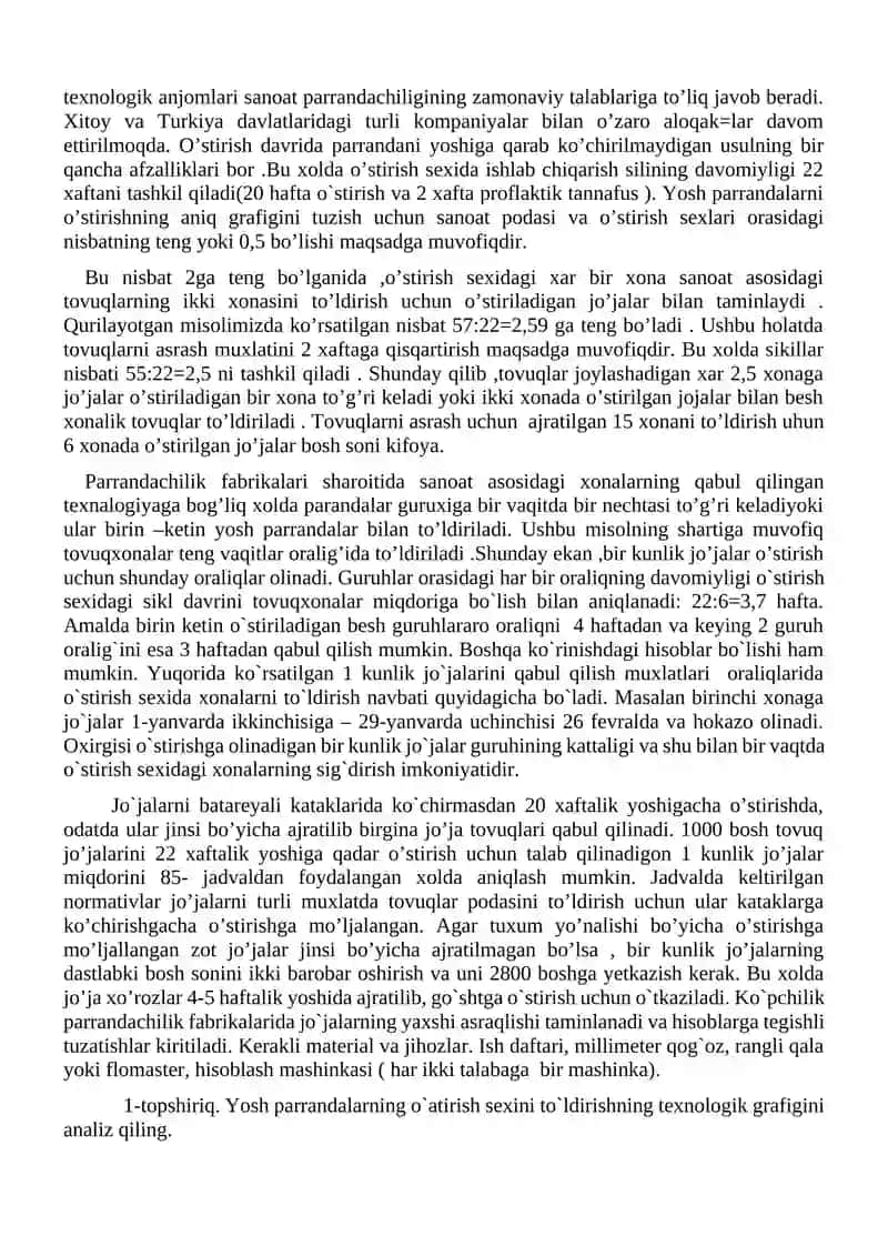 Jo’jalarni o’stirish va parvarishlash xaritalarini tuzish 2