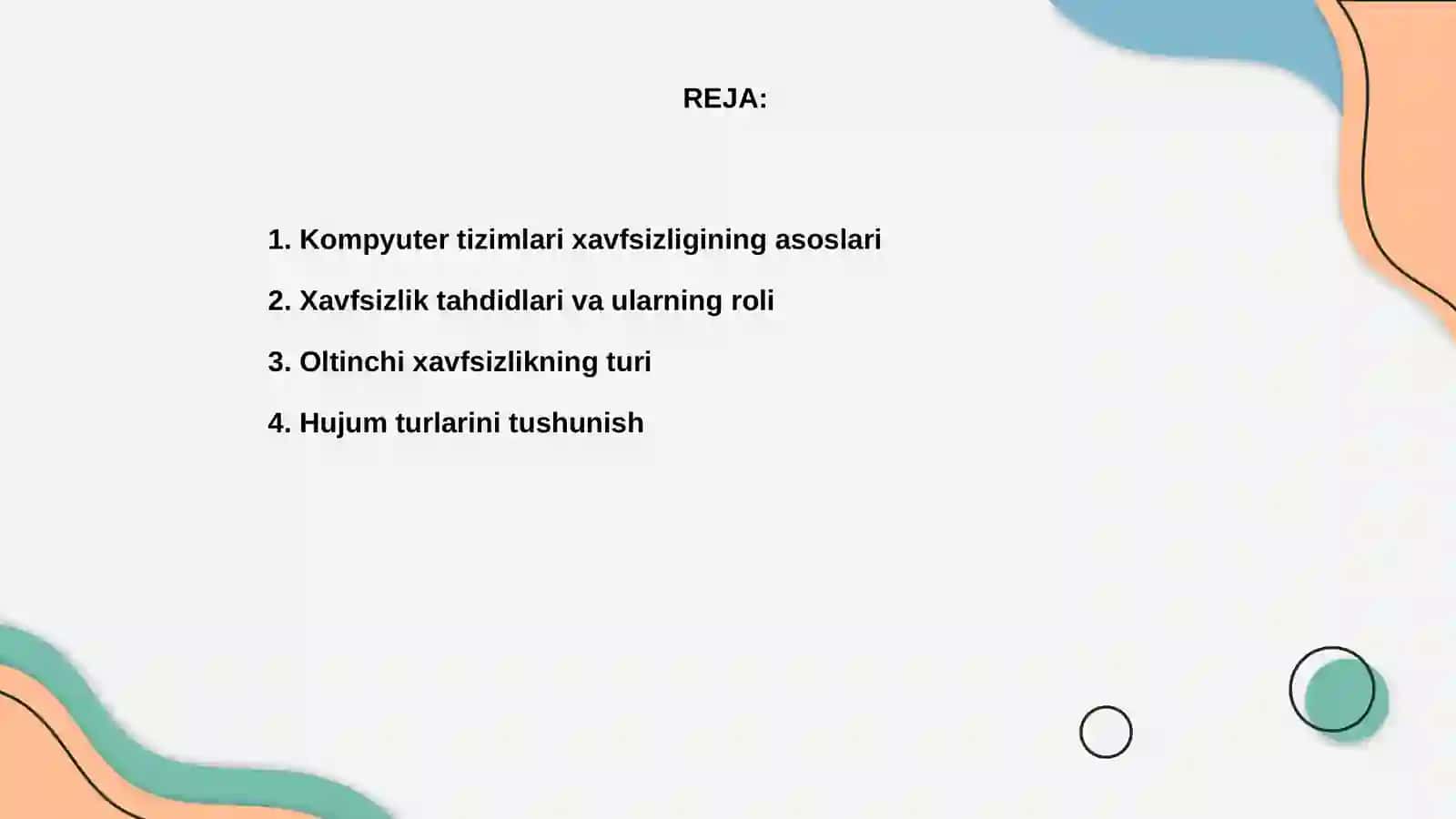Kompyuter tizimlari xavfsizligi 2