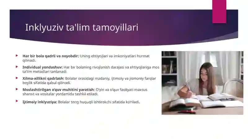 Imkoniyati cheklangan bolalarni inklyuziv ta'limga jalb etish Rahbariyat va pedagoglarning roli 2