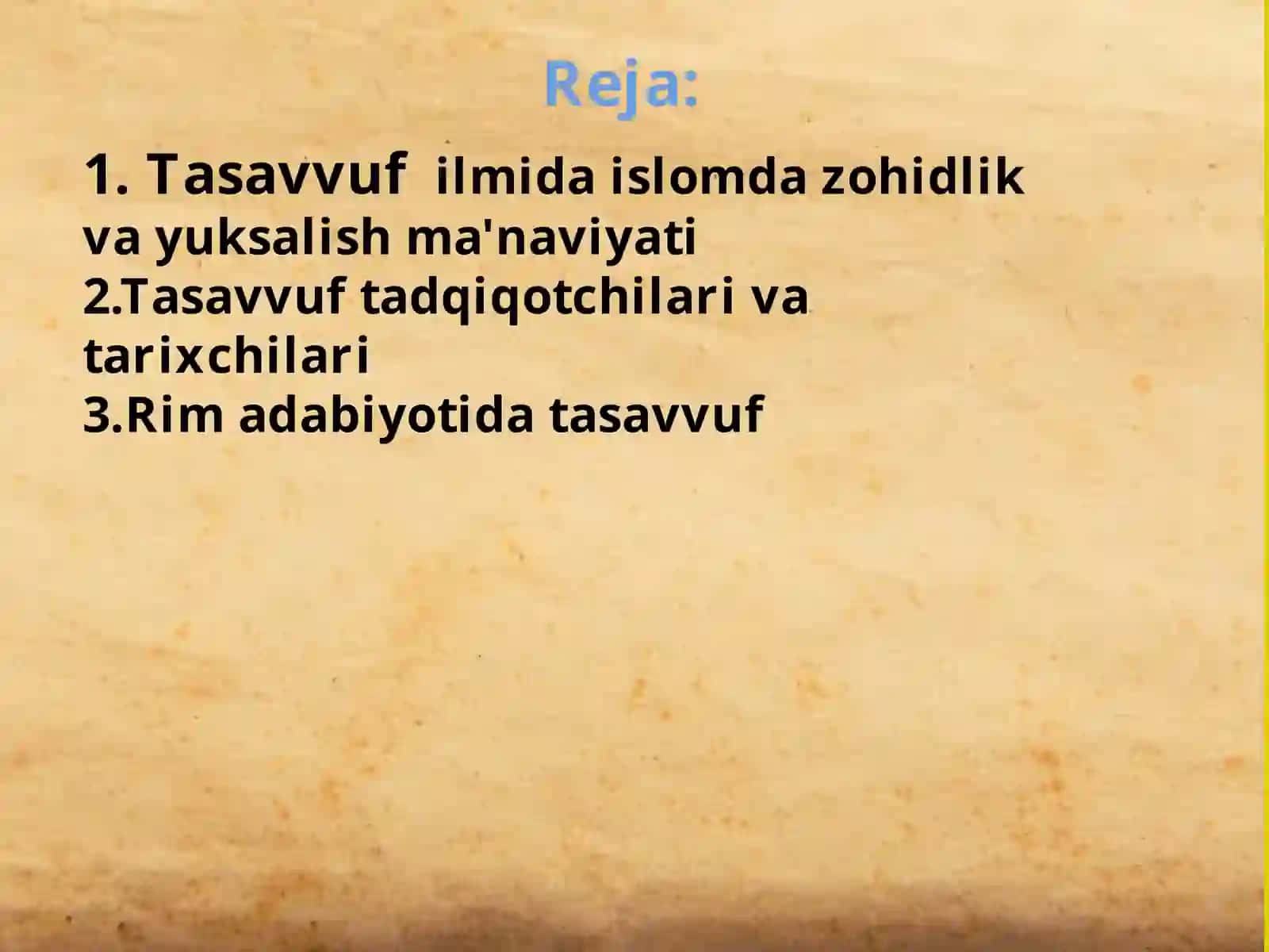Turkiy badiiy adabiyotda tasavvuf.  Rim va Hindiston adabiyotida tasavvuf 2