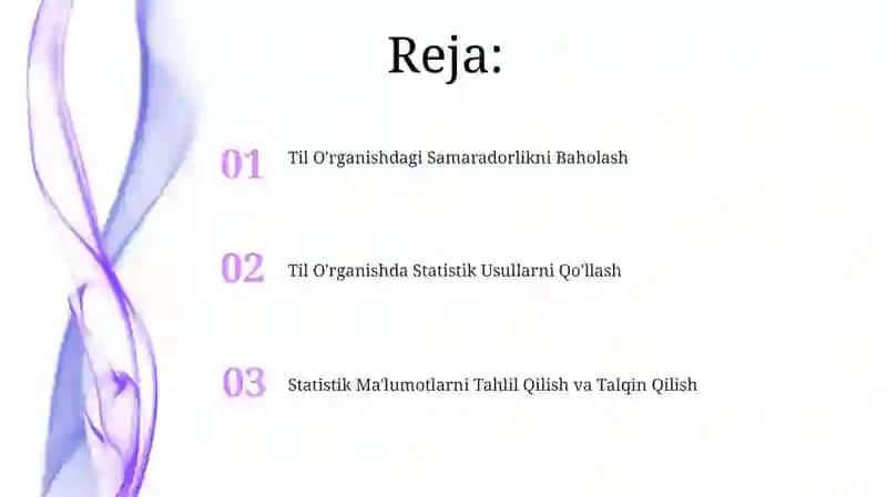 Tilni o'rganishda statistik metodlardan foydalanish 2