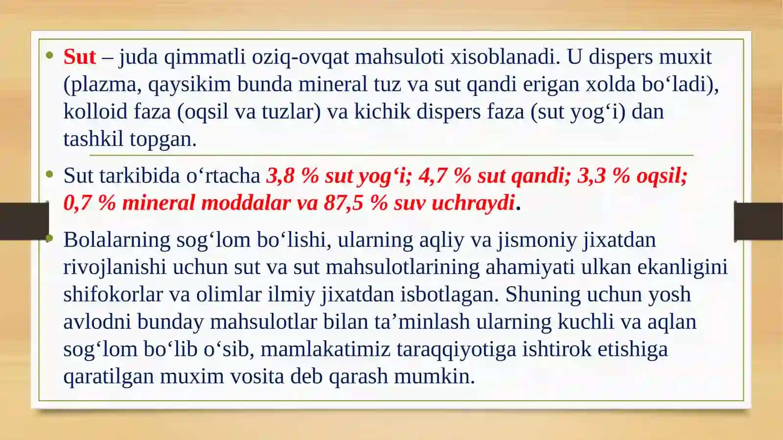 Sutni qayta ishlash va sut mahsulotlari ishlab chiqarish texnologiyasi 2