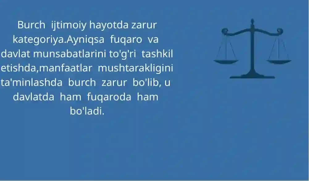 Fuqarolarning asosiy burchlari 2