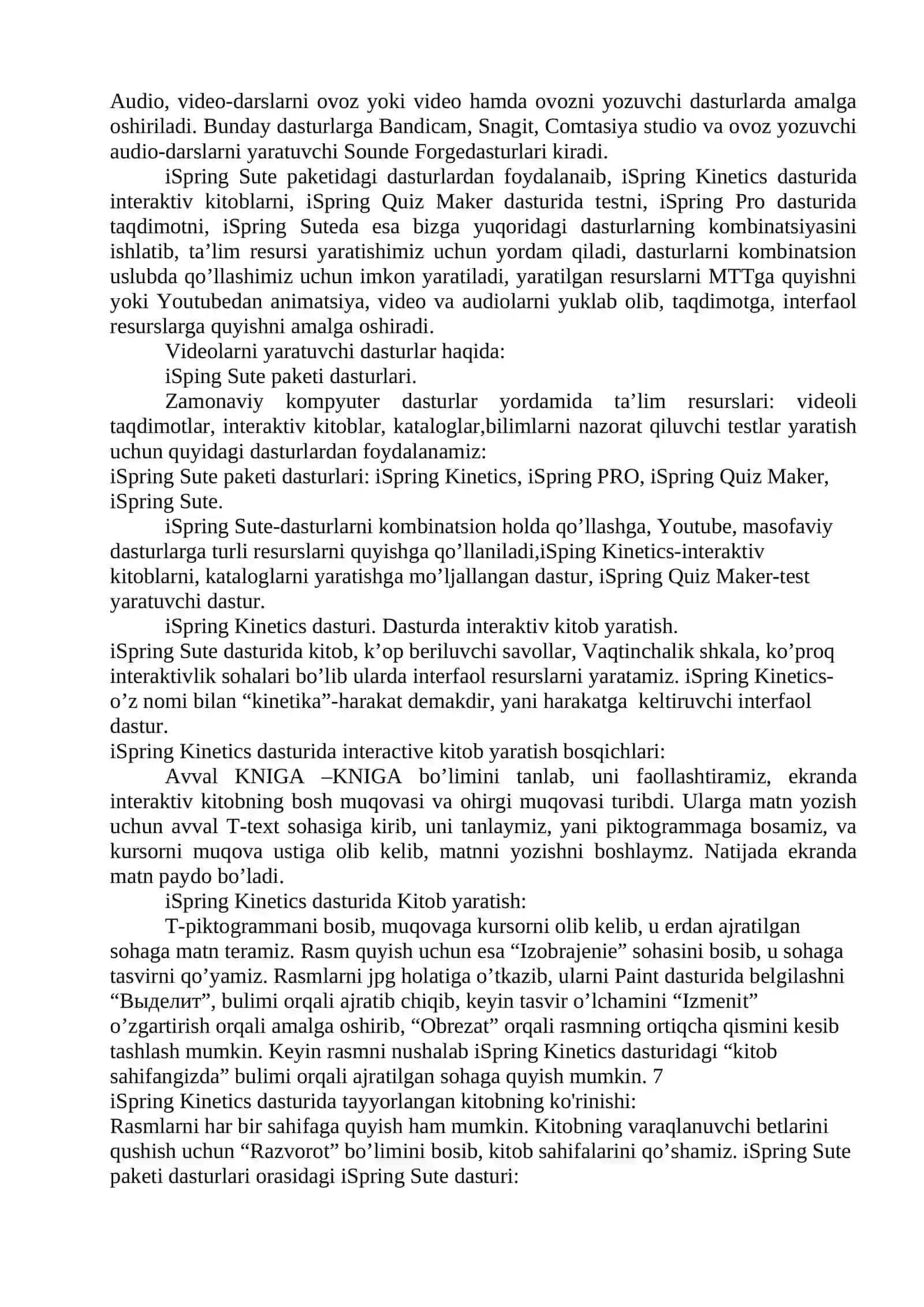 6-Mavzu: Bilimni baholash tizimlari 2