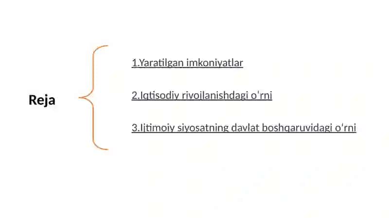 Ijtimoiy siyosat 2
