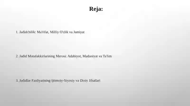 Jadid marifatparvarlarining oʻlka ijtimoiy manaviy hayotdagi oʻrni 2