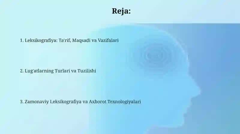 Leksikogragiya lugʻat va uning turlari 2