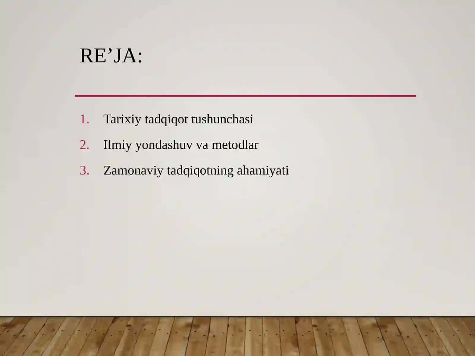 Tarix fanida ilmiy tadqiqot 2