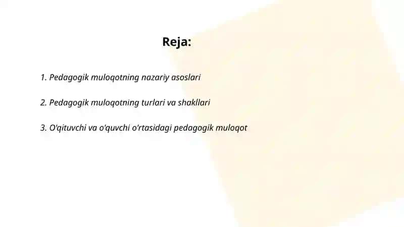 Pedagogik muloqot 2