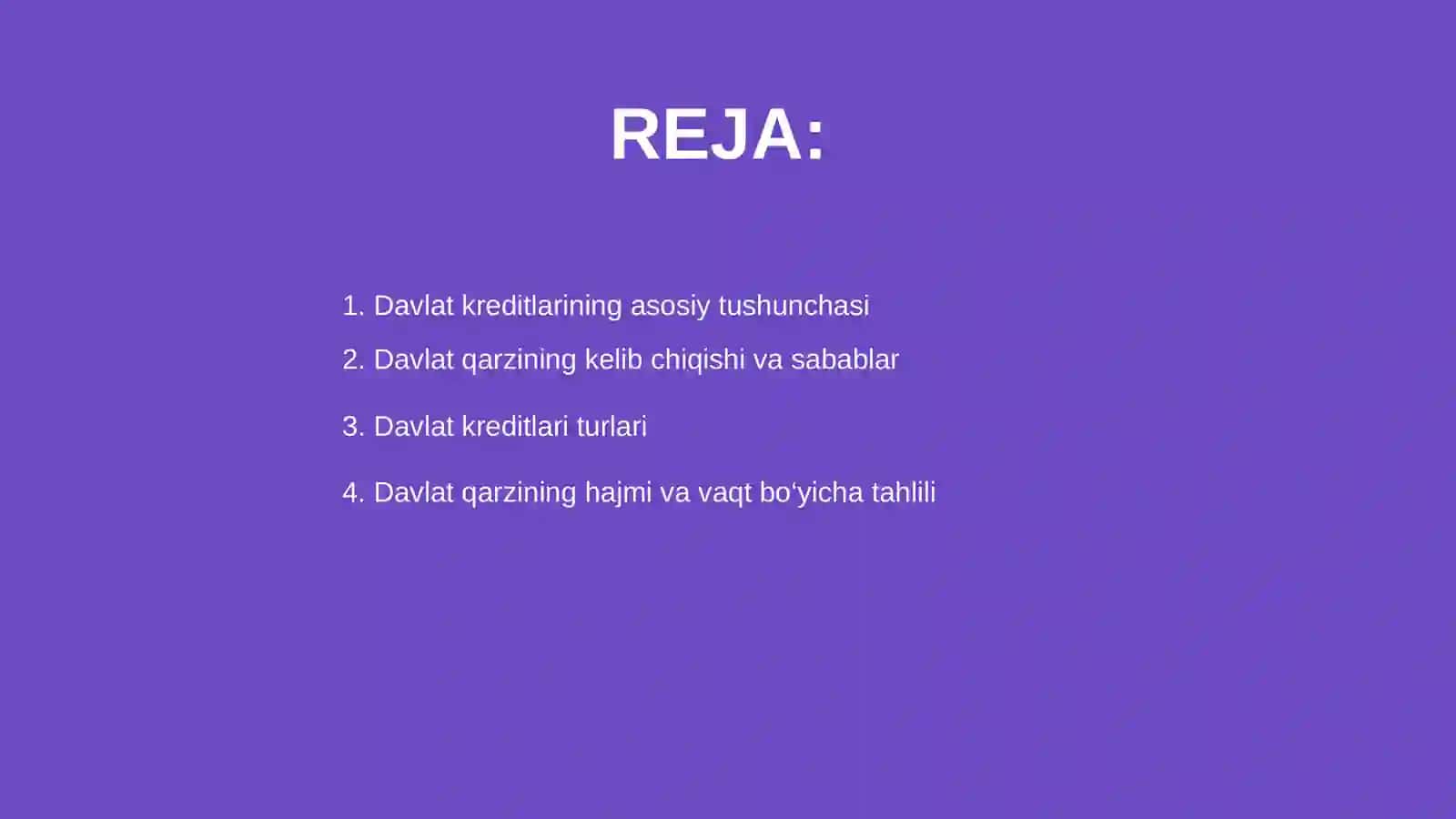 Davlat krediti va davlat qarzi 2