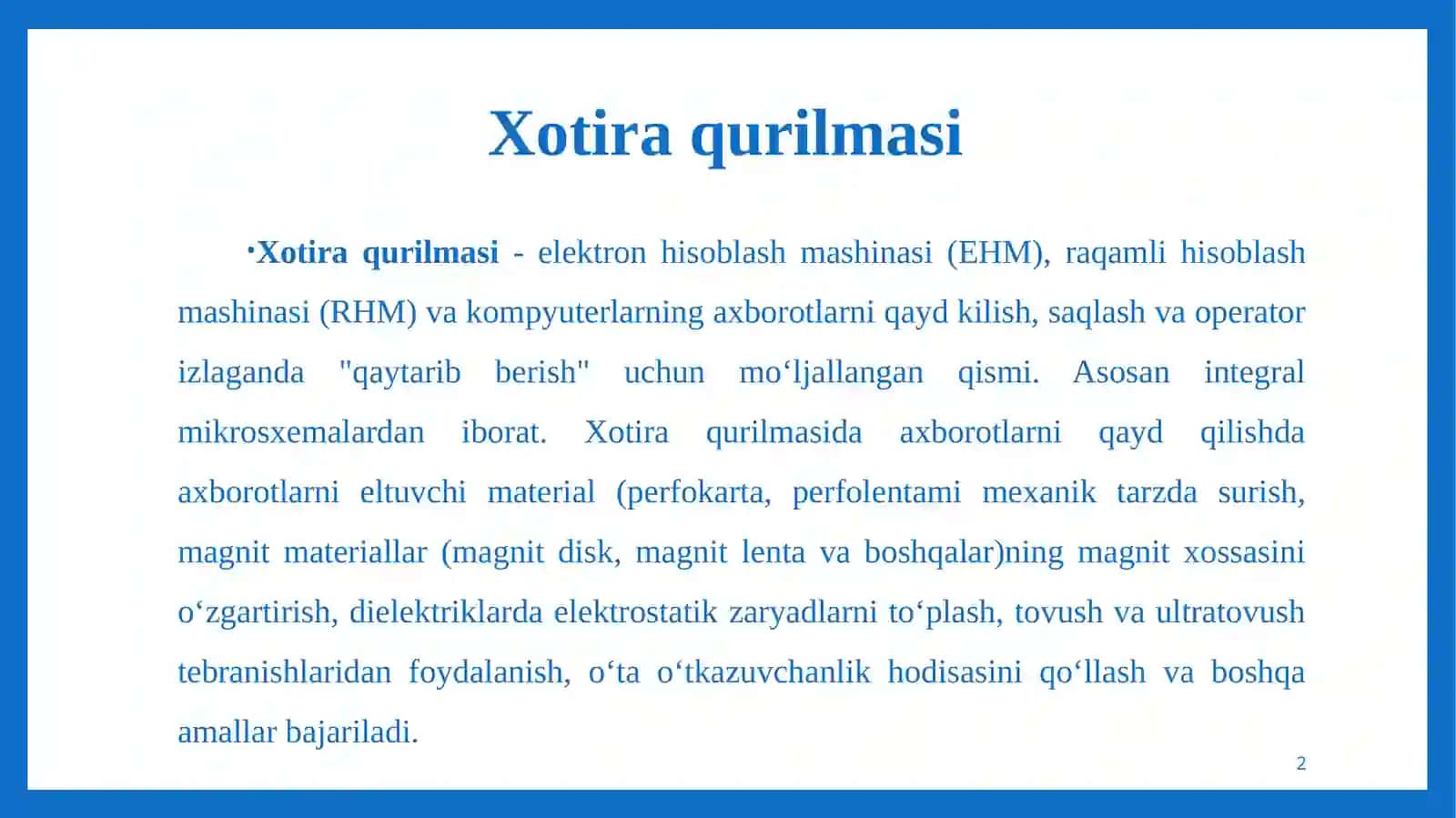 KOMPYUTERNITASHKIL ETILISHI 2