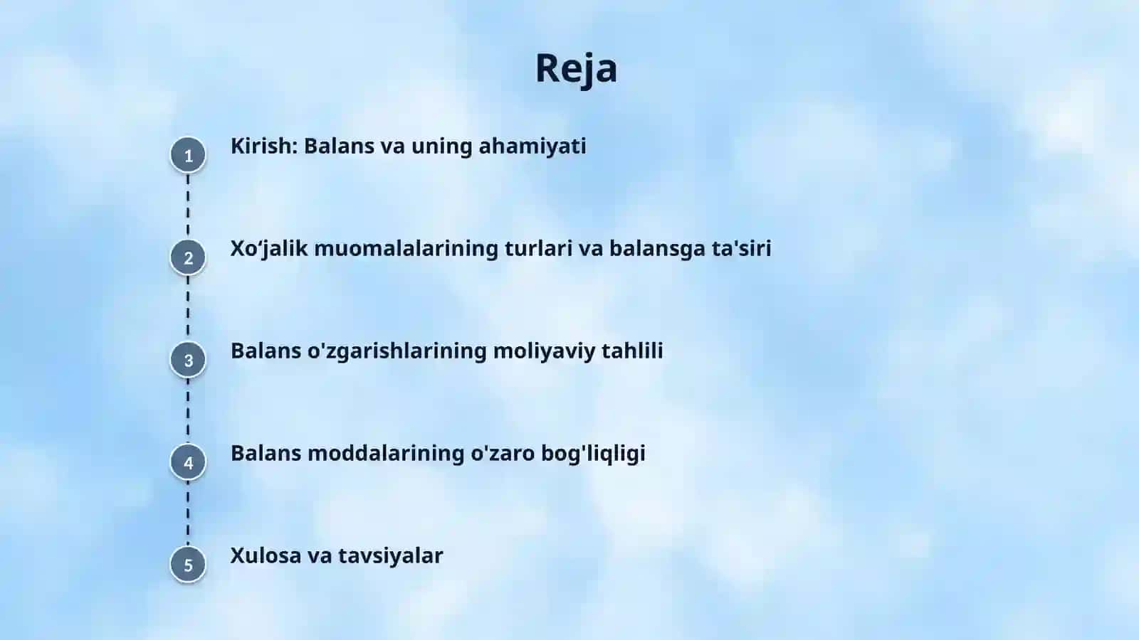 Xo‘jalik muomalalari ta’sirida balansda sodir bo‘ladigan o‘zgarishlar 2