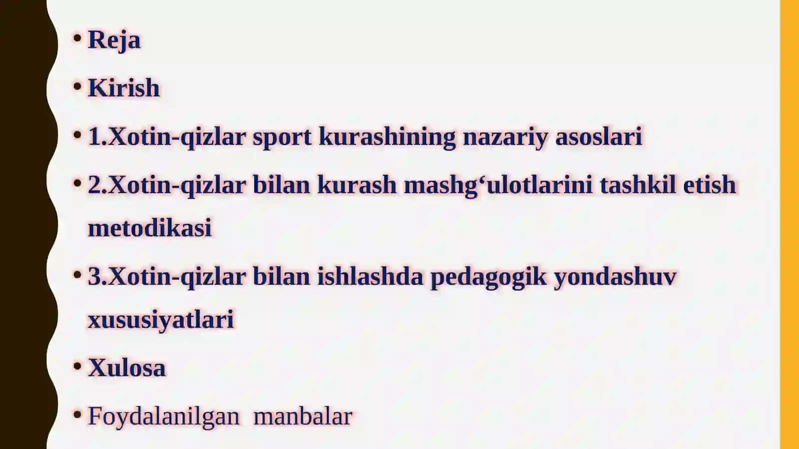 Xotin-qizlar bilan o‘tkaziladigan sport kurashimashg‘ulotlari usuliyati 2