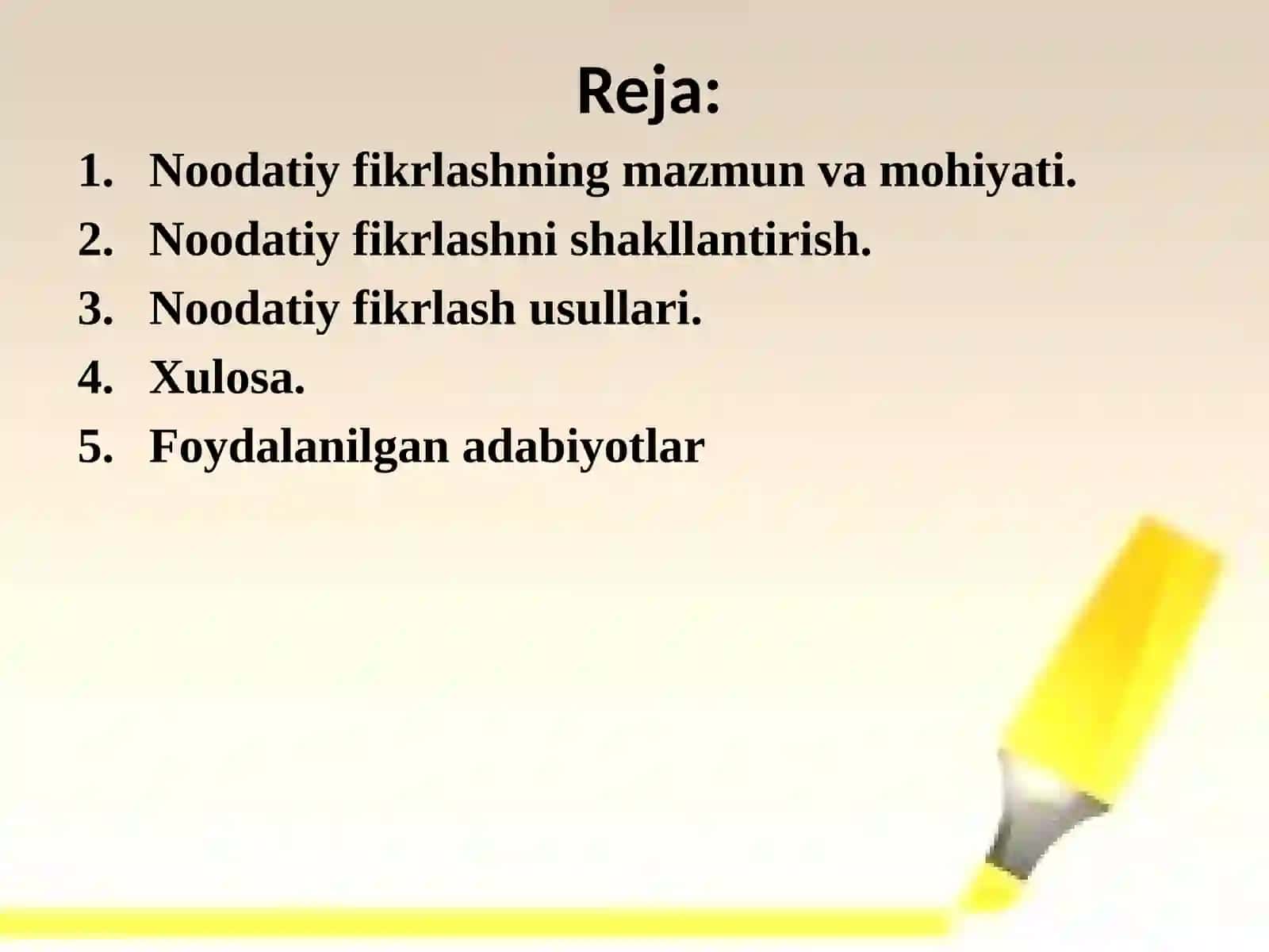 Kreativ fikrlash 2