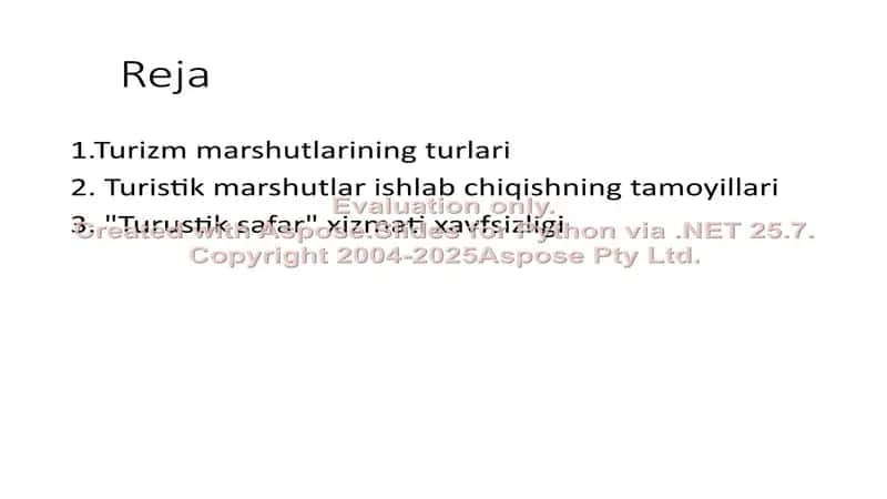 Turizm indasturiyasida texnologik xarita tuzish 2