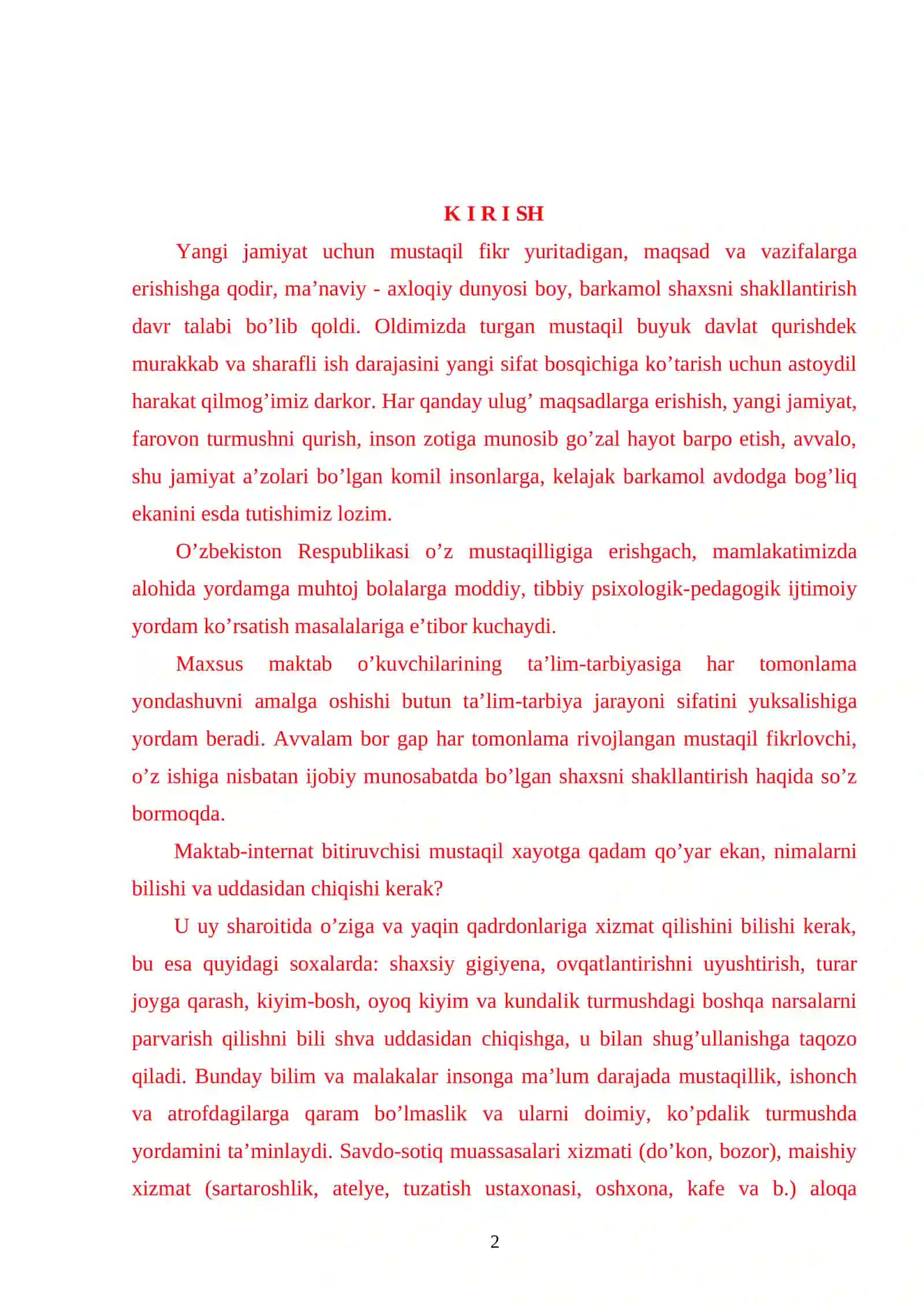 Ko'rishida Muammosi Bolgan Bolalar Ta'lim Tarbiyasi 2