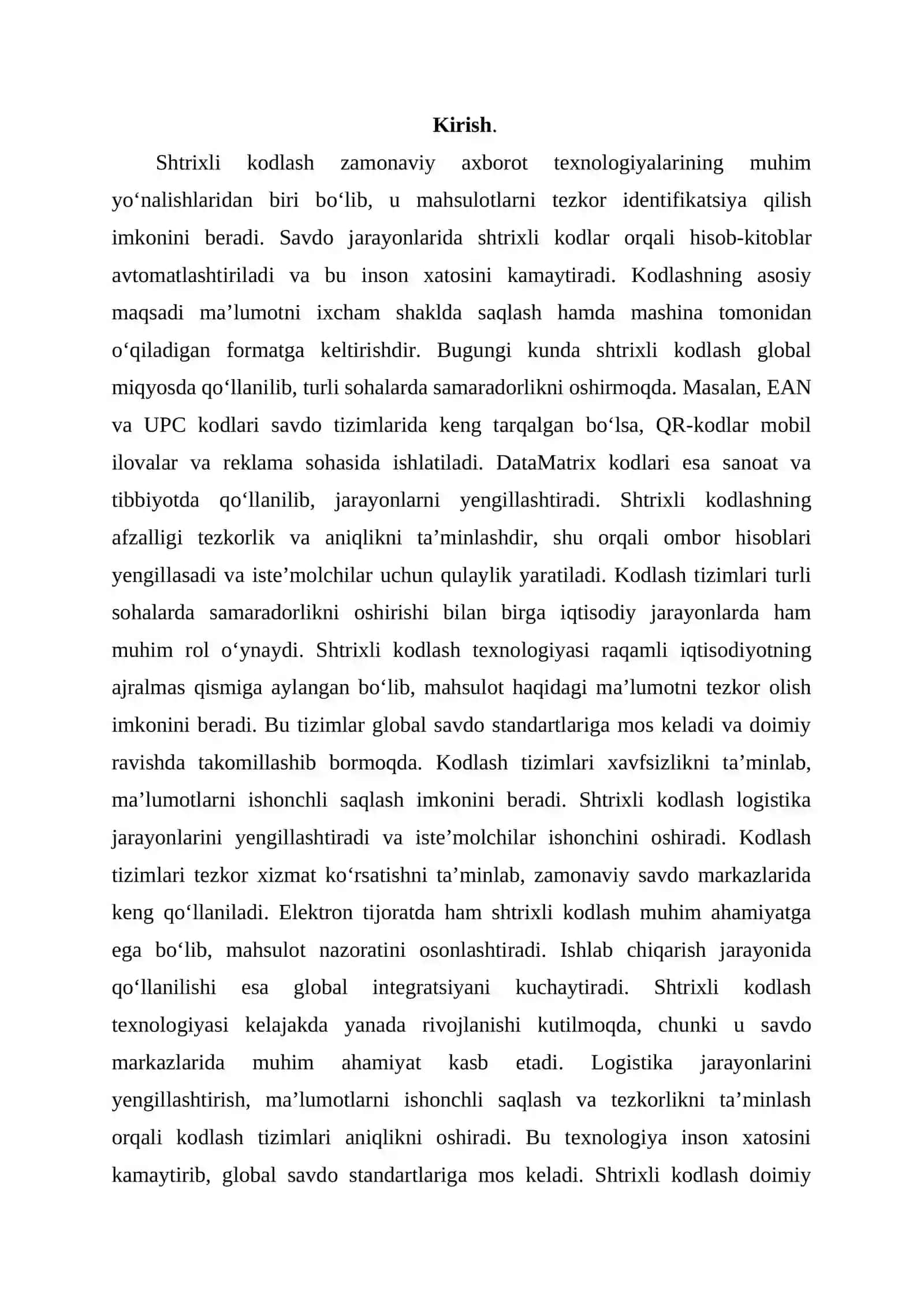 Shtrixli kodlash 2