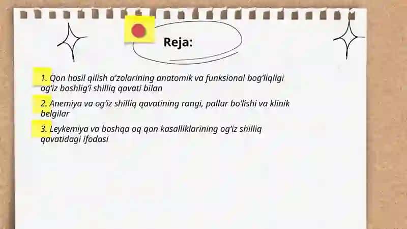 Qon Hosil Qilish A'zolari 2