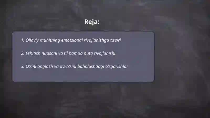 Eshitishda nuqsoni bolgan bolalarning psixologik xususiyatlari va oilaning ularga ta‘siri 2