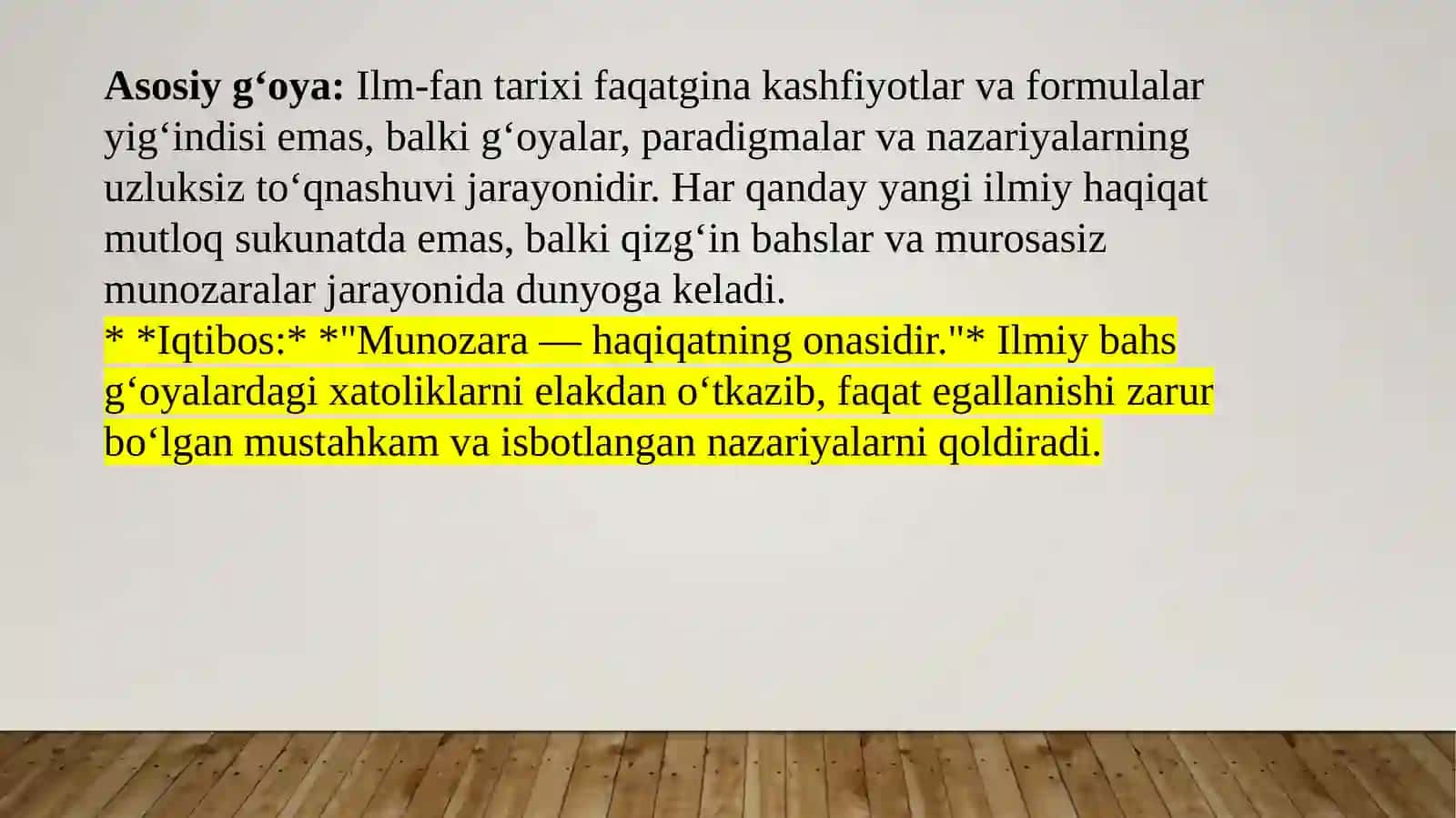 FANLAR TARIXIDA BAHS-MUNOZARALARNING ROLI VA AHAMIYATI 2
