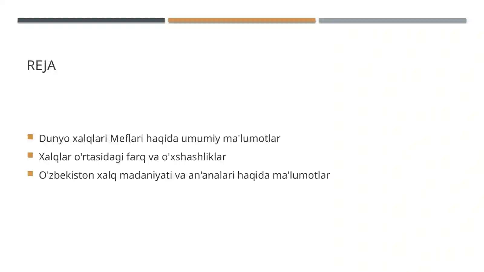 Dunyo xalqlari Meflari haqida haqida fikringiz 2