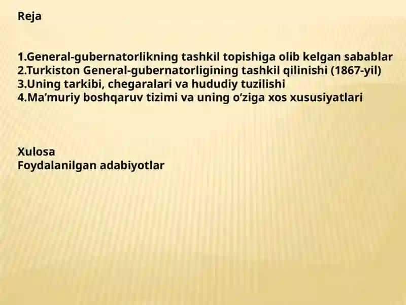 General-gubernatorlikning tashkil topishi, chegalar va ma’muriy hududiy bo’linishi 2